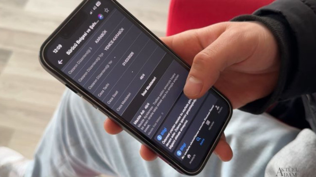 Baba ile oğlu genç sürücüyü darp etti